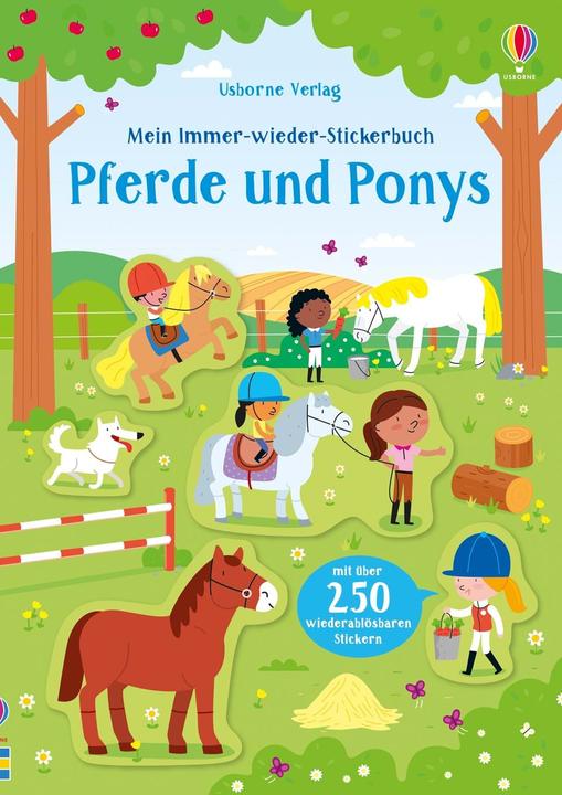 Immagine prodotto Mein Immer-wieder-Stickerbuch: Pferde und Ponys (Tedesco, Kirsteen Robson, 2020)