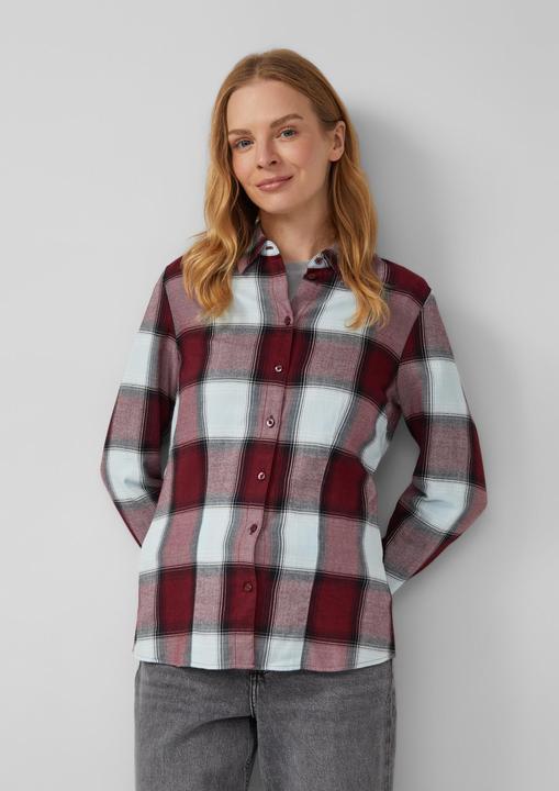 Immagine prodotto s.Oliver Bluse Taillierte Hemdbluse aus Flanell (40)