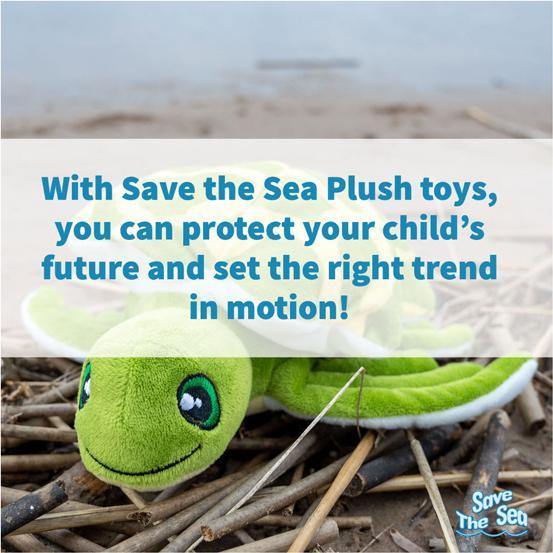 Image du produit Tactic Peluche Save The Sea - Tortue Konna (9.50 cm)