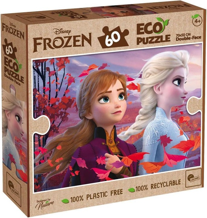 Actual product image Lisciani Disney Eco Double Sided Frozen 60 El. (60 pieces)