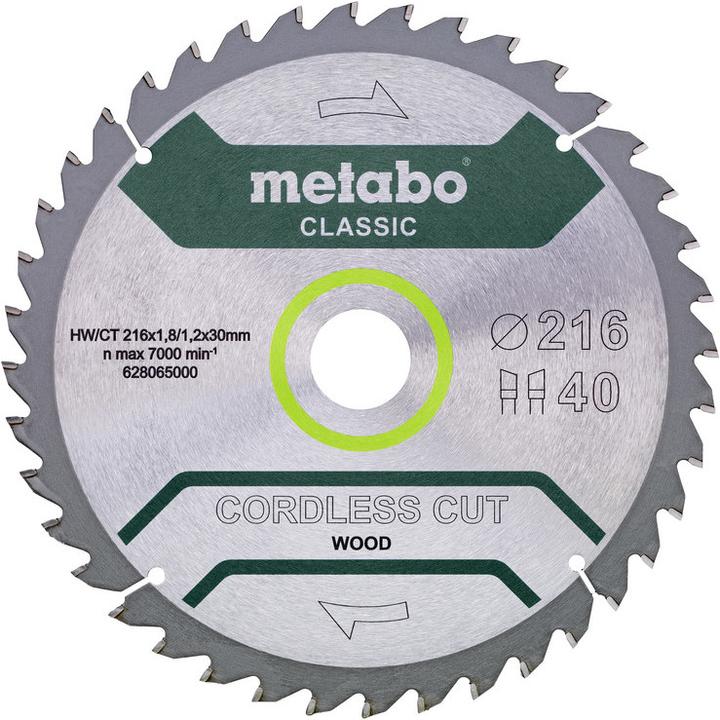 Actual product image Metabo Circular saw blade HW/CT 26