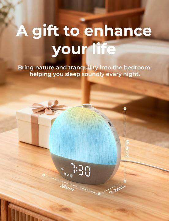 Produktbild Alopini Wecker Sonnenaufgang aufwachen, Lichtwecker