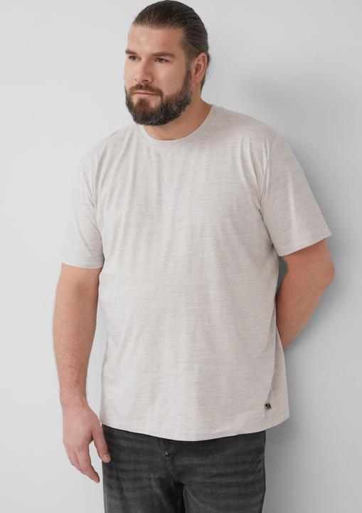 Immagine prodotto S.Oliver T-Shirt Meliertes T-Shirt aus Baumwollmix (XXL)