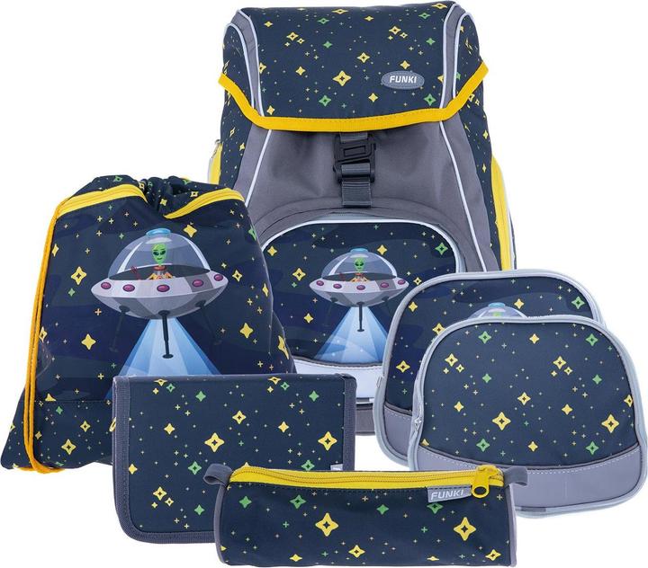 Immagine prodotto Funki Set zaino scolastico Flexy-Bag in 5 pezzi (28 l)