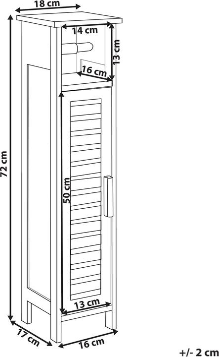 Produktbild Beliani Olathe (18 x 17 x 72 cm)