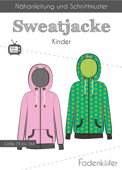 Fadenkäfer Schnittmuster Sweatjacke