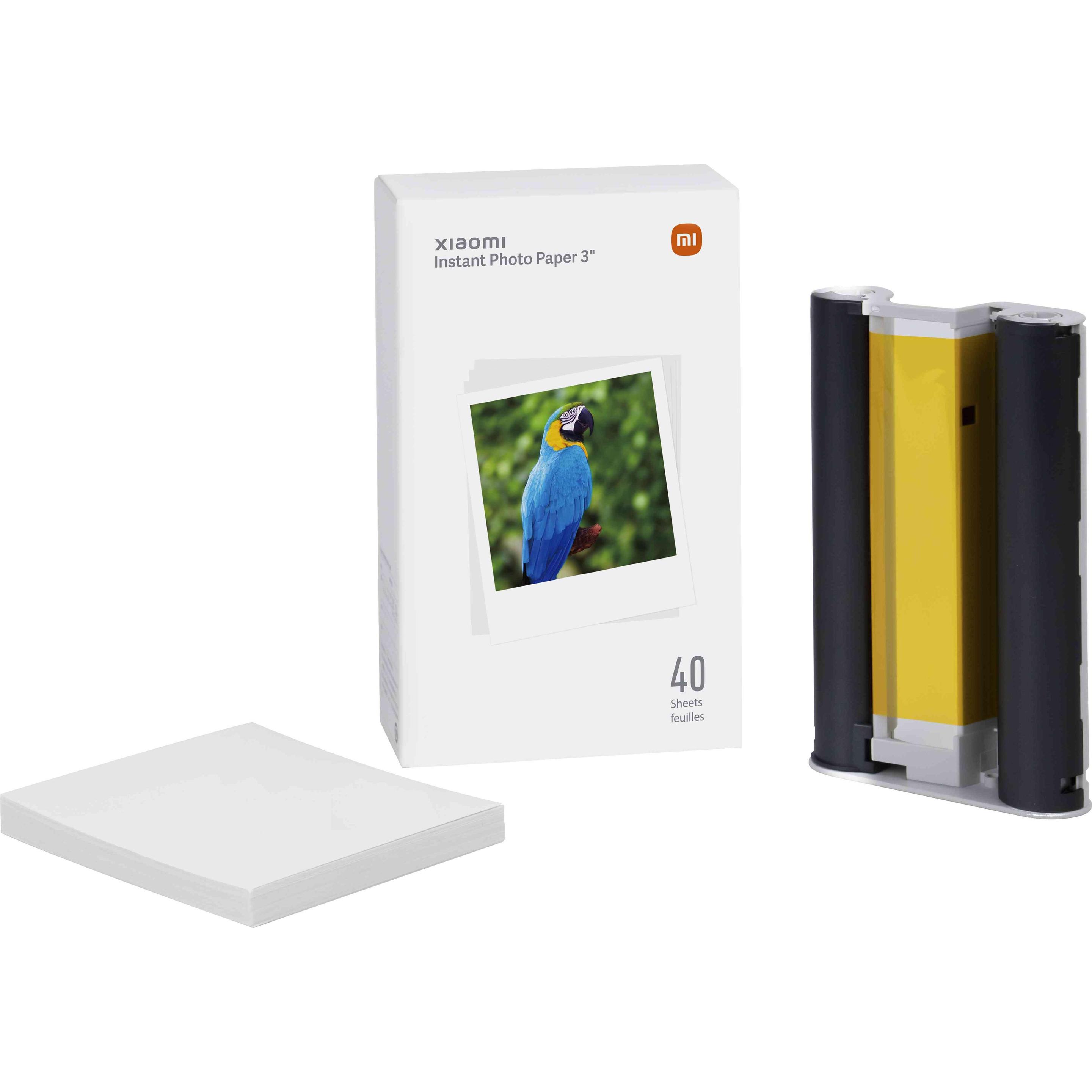 Xiaomi Bianco Carta Fotografica Istantanea (86 X 102 Mm, 40 Pz.), Carta Fotografica,