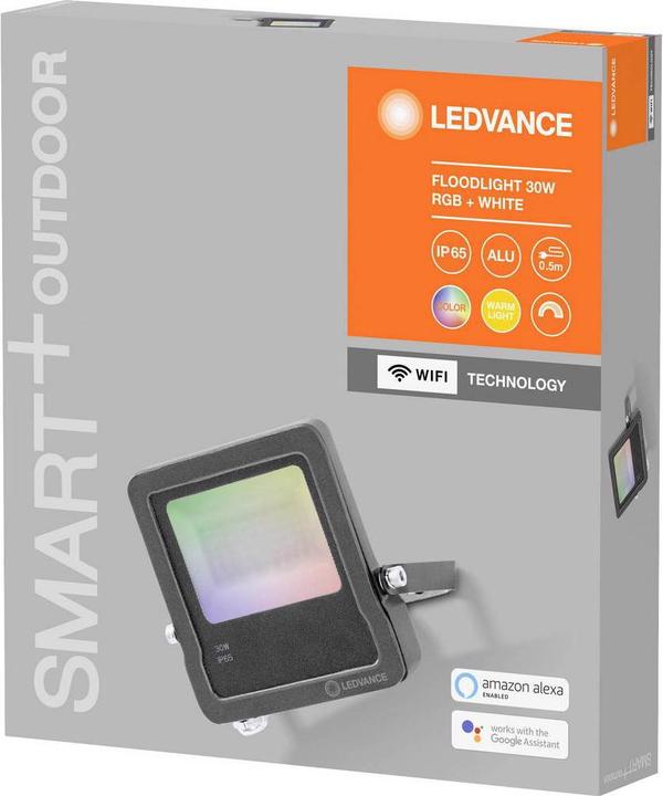 Image du produit Ledvance Projecteur extérieur à LED avec technologie WiFi (2190 lm, IP65)