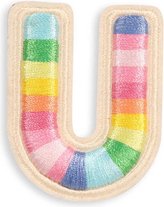 Actual product image PhoneLook Sticker Sticker for mobile/tablet/computer 3D embroidered Lettre U