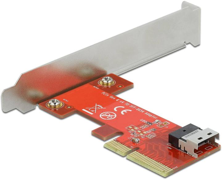 Actual product image Delock Host Bus Adapter PCI-Ex4v4 - 1x SFF-8654 4i NVMe