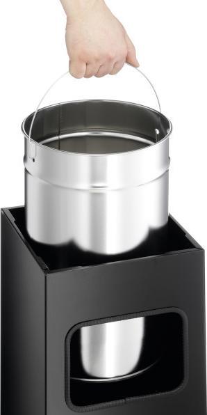 Image du produit Durable Poubelle avec cendrier 17 l, anthracite (19 l)