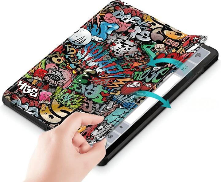 Produktbild Cover-Discount Galaxy Tab S9+ - Tri-fold Smart Case Comics (Samsung Galaxy Tab S10+, Samsung Galaxy Tab S9+)