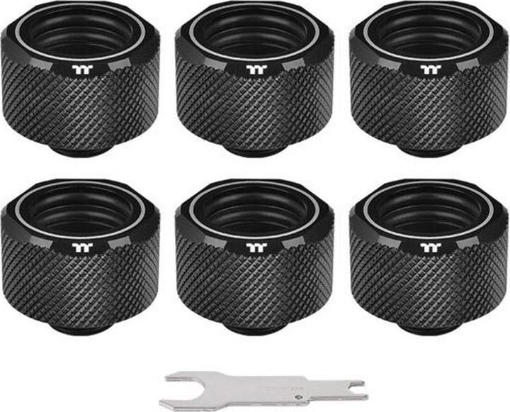 Actual product image Thermaltake Pacific C-Pro pipe connection G1/4 inch to 16mm 6-pack