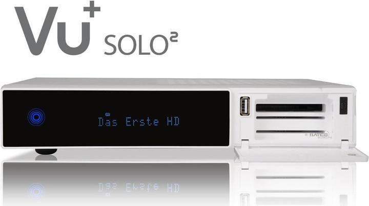 Produktbild Vu+ Solo2, Linux Twin HD-SAT Receiver, white Special. Edition! (DVB-S2)