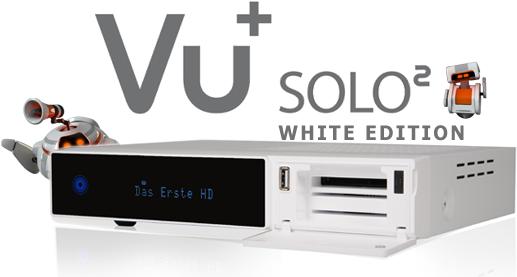 Produktbild Vu+ Solo2, Linux Twin HD-SAT Receiver, white Special. Edition! (DVB-S2)