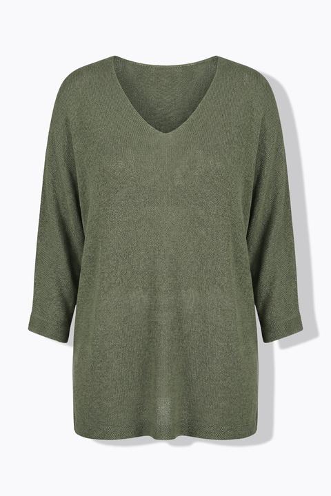 Produktbild Miamoda Pullover, Feinstrick, 3/4-Fledermausärmel (60)