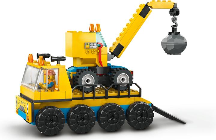 Produktbild LEGO Baufahrzeuge und Kran mit Abrissbirne (60391, LEGO City)