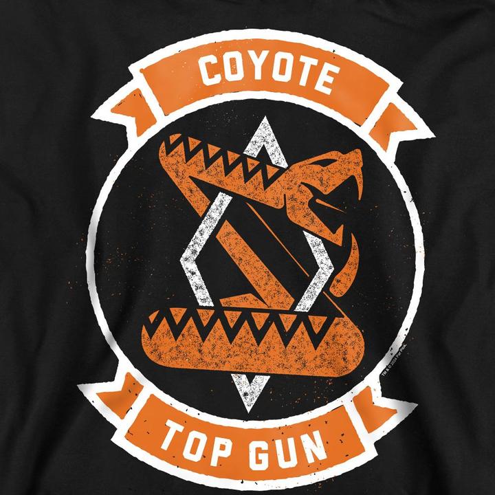 Actual product image Top Gun Unisex Adult Coyote Logo Sweatshirt (L)