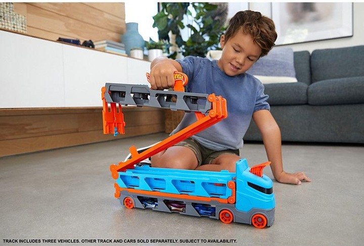 Image du produit Hot Wheels 2-in-1 Rennbahn-Transporter