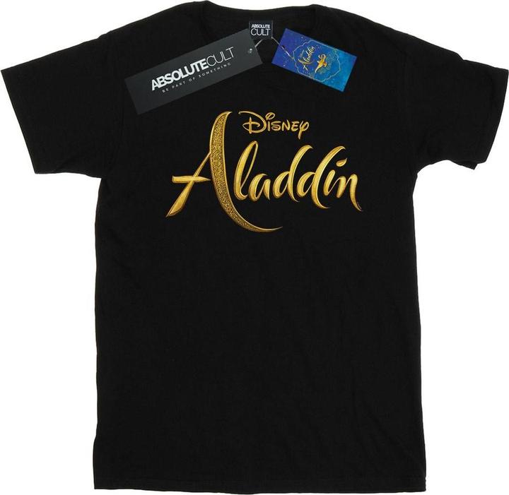 Produktbild Disney Aladdin Film Logo Baumwoll TShirt Mädchen (140, 146)