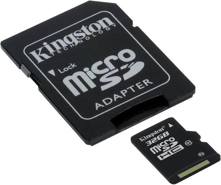 Immagine prodotto Kingston microSDHC con adattatore (32 GB, microSDHC, UHS-I)