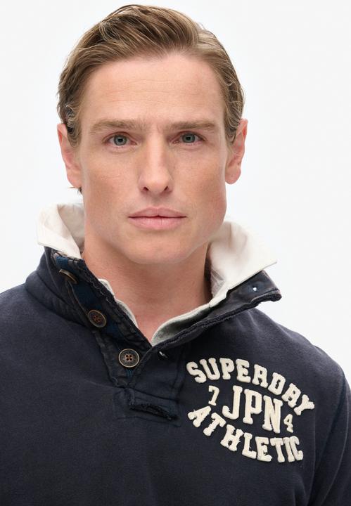 Actual product image Superdry Vintage Athletic Henley Jumper (L)
