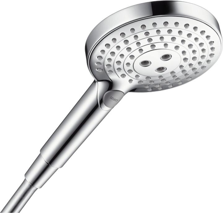 hansgrohe Soffione doccia Raindance Select S 120 3 tipi di getto (3 Tipi di raggi, 15 l/min)
