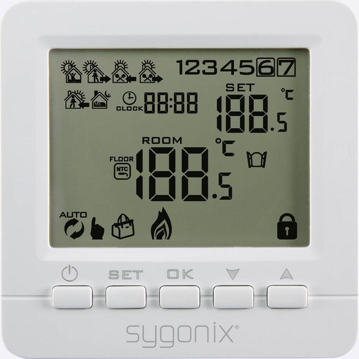Immagine prodotto Sygonix Termostato ambiente Termostato di riscaldamento programmabile, digitale