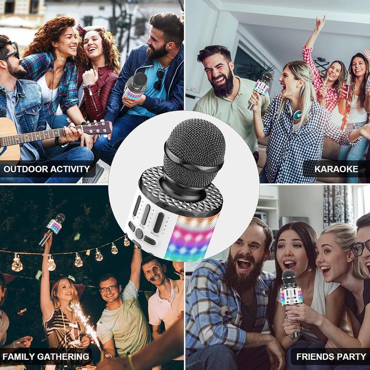 Actual product image MicQutr Karaoke-Mikrofon mit Bluetooth-Lautsprecher
