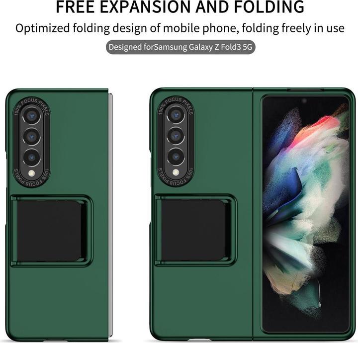 Produktbild König Design Hülle Handy Schutz für Samsung Galaxy Z Fold3 5G Case Cover Tasche Flip Etui Neu (Samsung Galaxy Z Fold3 5G)