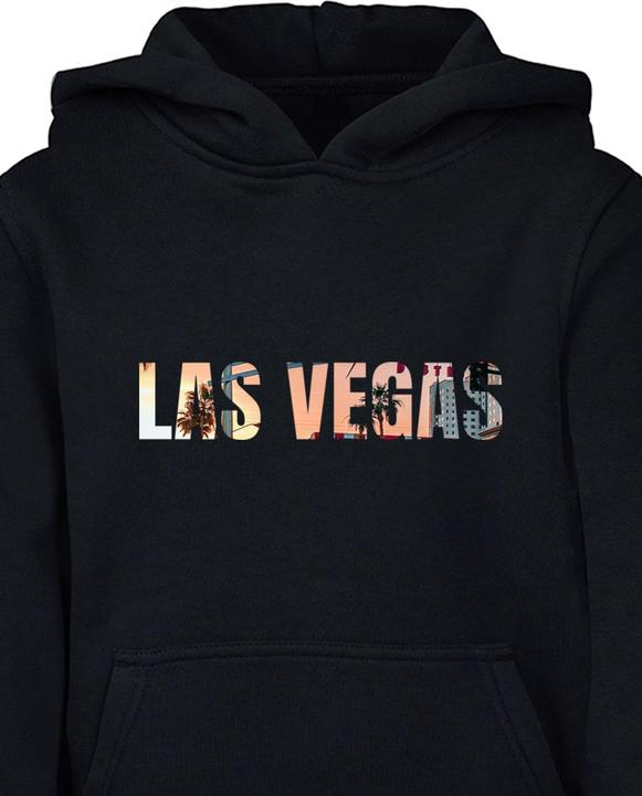 Actual product image Merchcode Las Vegas White Basic Kids Hoody - 174535 (158, 164)