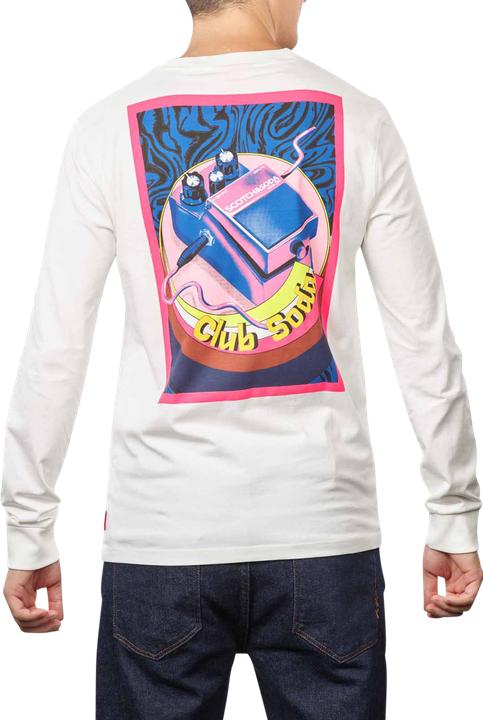 Actual product image Scotch & Soda Regular Fit T-Shirt Long Sleeve White (L)