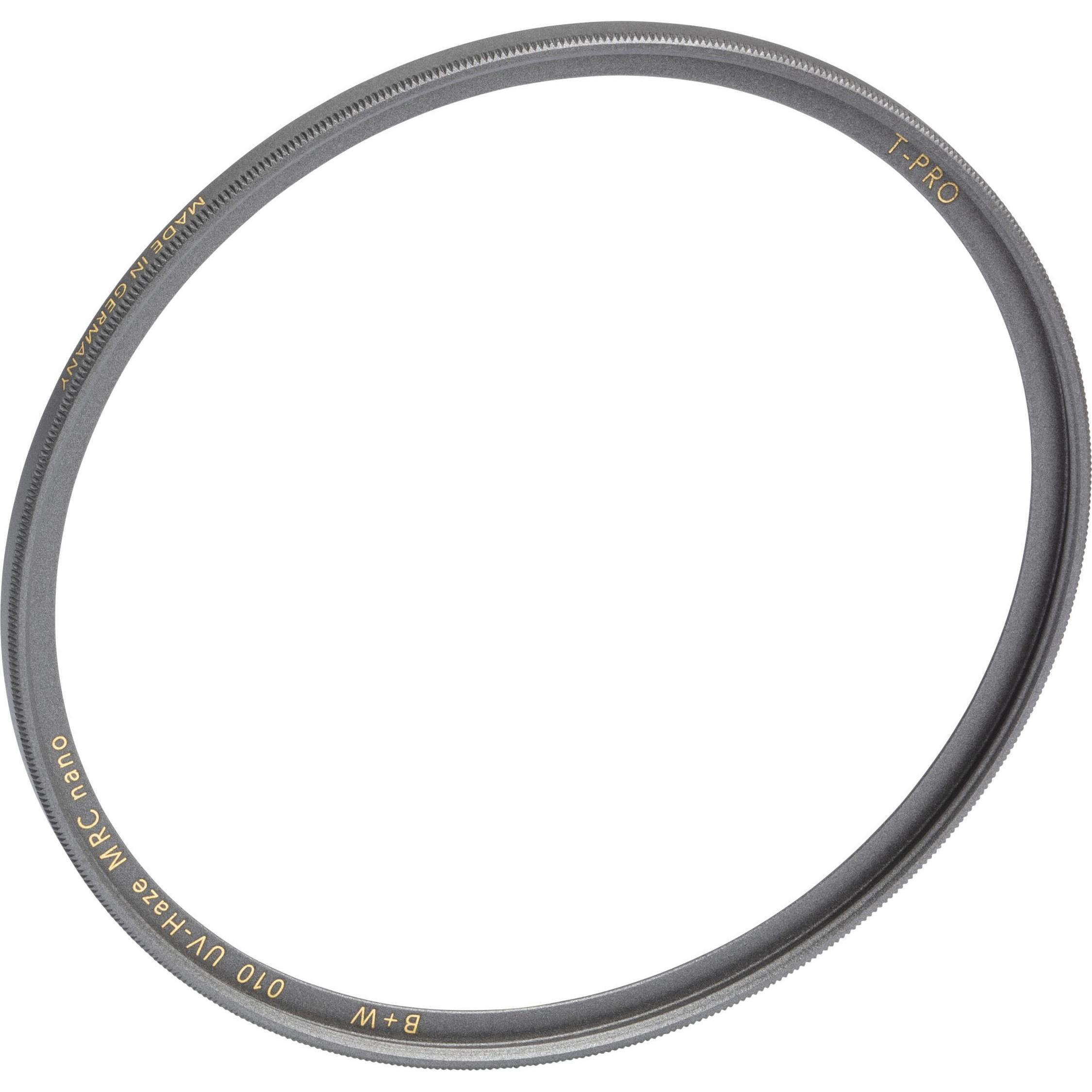 B+W T-Pro 010 UV-Haze MRC nano 43mm (43 mm, UV-Filter, Schutzfilter), Objektivfilter, Schwarz