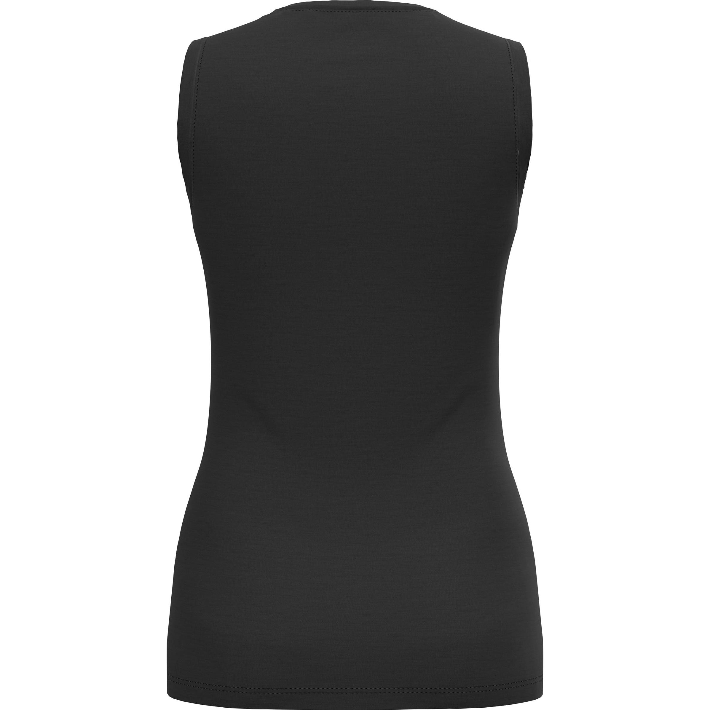 Thumbnail - Odlo, Damen, Funktionsshirt, BL TOP crew neck singlet MERINO 160 (M), Schwarz, M