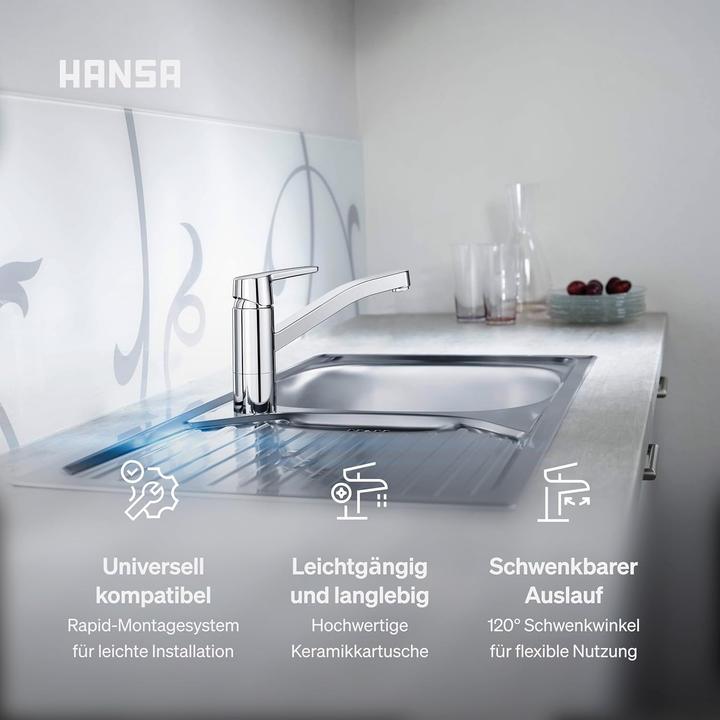 Productafbeelding Hansa kantoorwereld SPT-EH zuilmengkraan HANSAPOLO DN 15 vc (51482293)