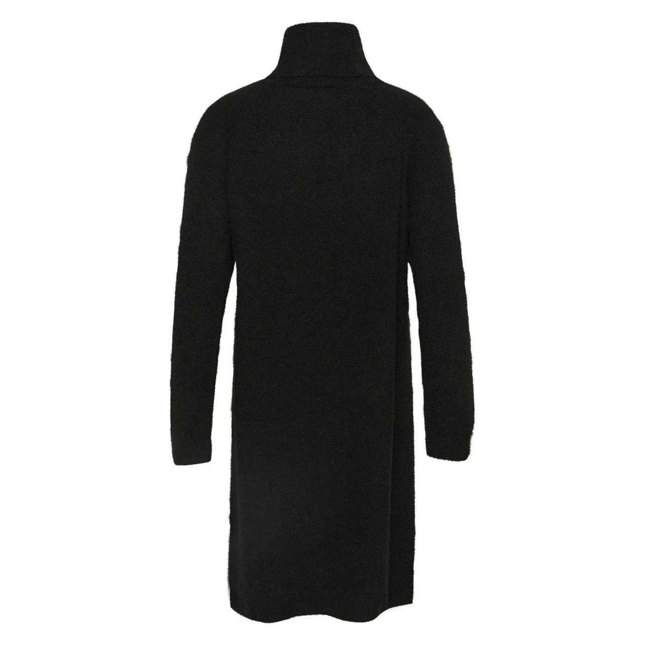 Saint Tropez, Vrouwen, Jurken, GarbieSZ Rollneck Dress - Maat Xl, Zwart, (Xl)
