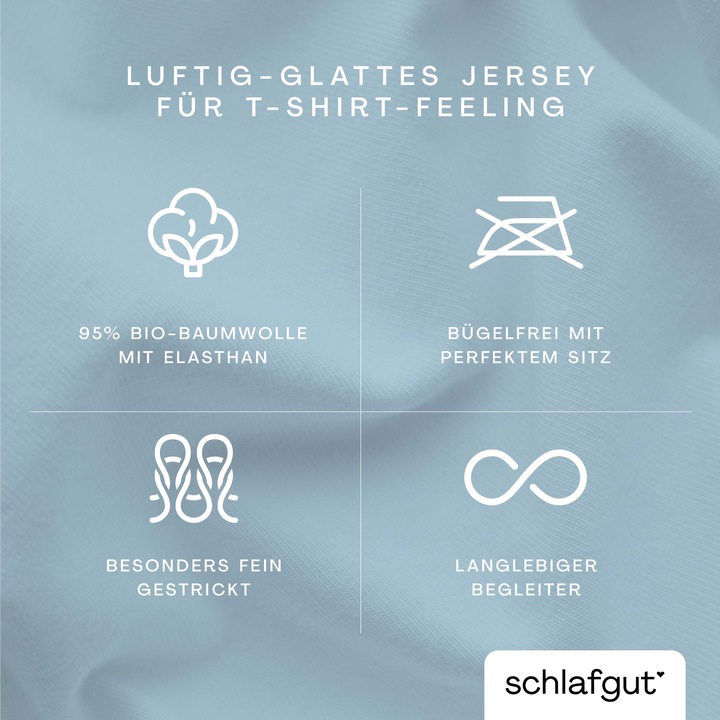 Immagine prodotto schlafgut Knitted Jersey (Copripiumino, 70 x 90 cm)