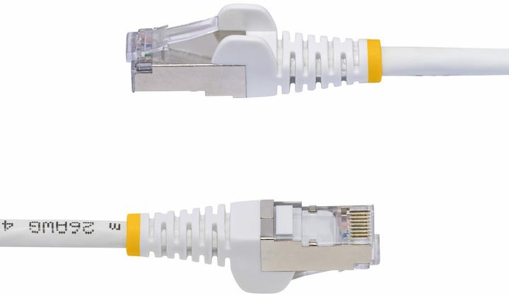 Actual product image StarTech com 3m White CAT8 Ethernet Cable, Snagless RJ45, 25G/40G, 2000MHz, 100W PoE++, S/FTP, 26AWG (3 m)