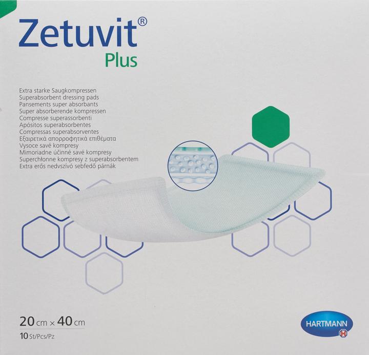 Actual product image Zetuvit Plus absorption bandage