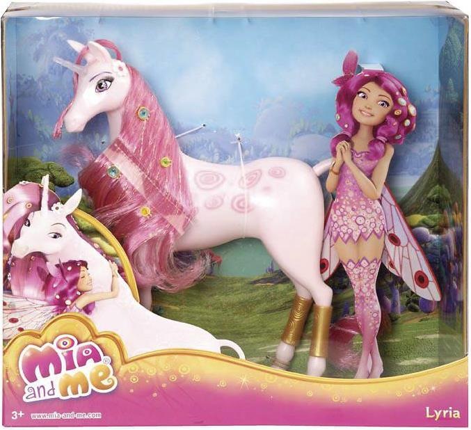 Actual product image Mattel Mia and Me unicorn Lyria