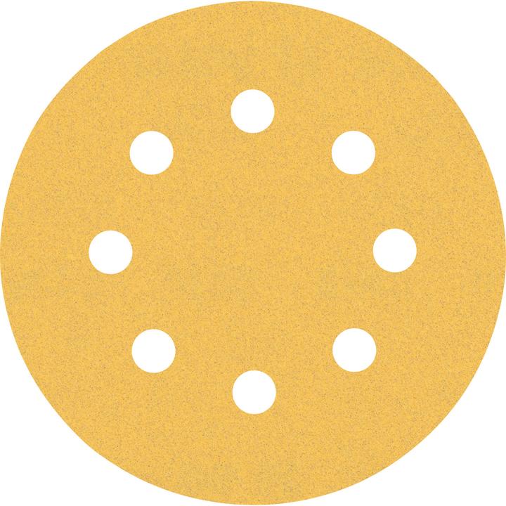 Produktbild Bosch Professional Zubehör EXPERT C470 Schleifpapier mit 8 Löchern für Exzenterschleifer, 115 mm, G 120, 5-tlg. (120)