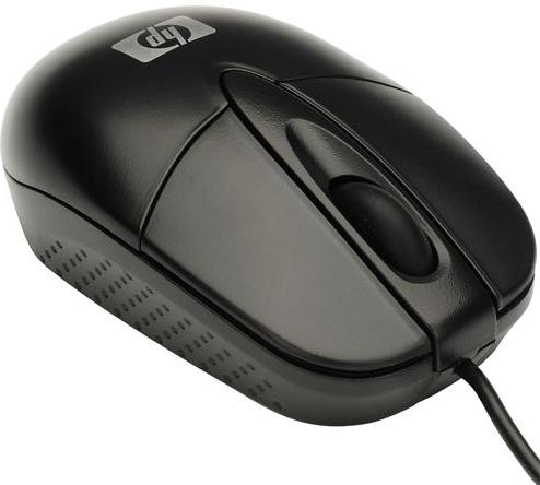 Actual product image HP Optical Travel Mouse (Cable)