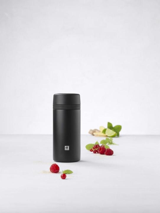 Immagine prodotto Zwilling Bottiglia Thermo Tea & Fruit Infuser, 420 ml, nero opaco (0.42 l)