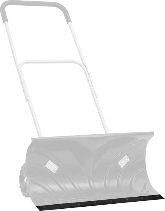Produktbild VidaXL Schürfleiste Gummi Schwarz 80x10x2 cm Schürfleiste Gummilippe