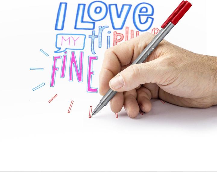 Produktbild Staedtler Fineliner triplus blau 4er-Set retail (Blau, Grau, 4 x)