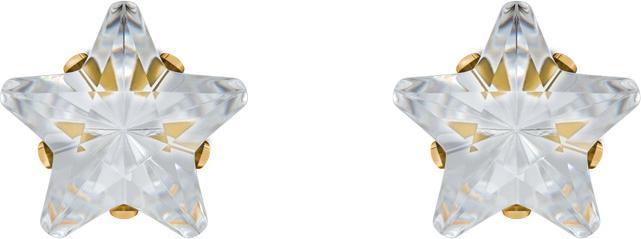 Actual product image Studex Sensitive stud earrings Tiffany Zirconia star (Stainless steel)