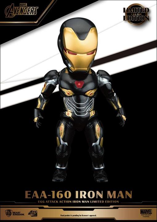 Actual product image Beast Kingdom Avengers Infinity War Egg Attack figurine Iron Man Mark 50 Limited Edition 16 cm