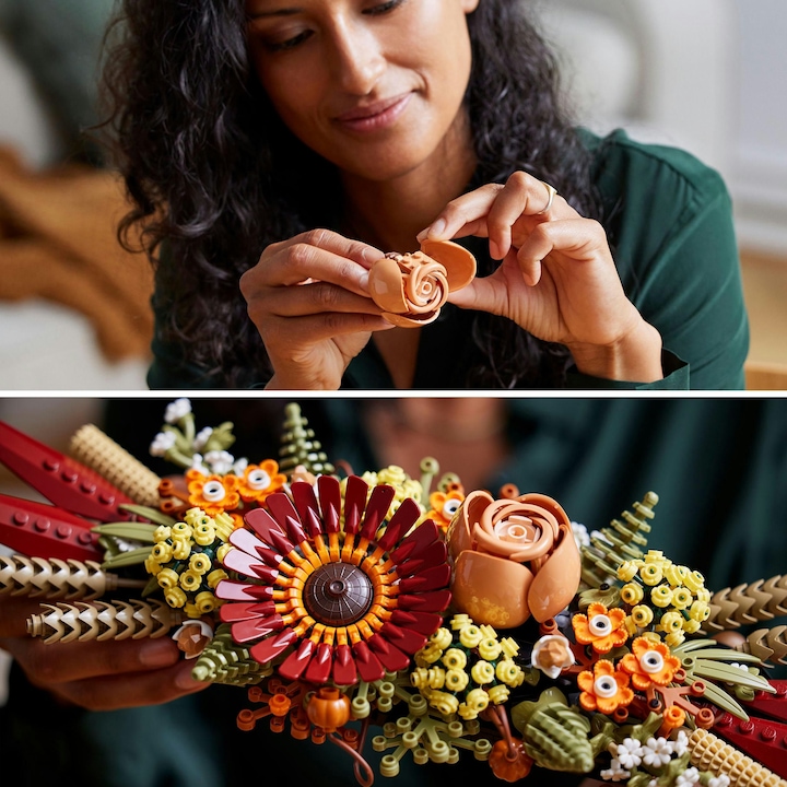 Actual product image LEGO Dried flower arrangement (10314, LEGO Icons, LEGO Botanical)