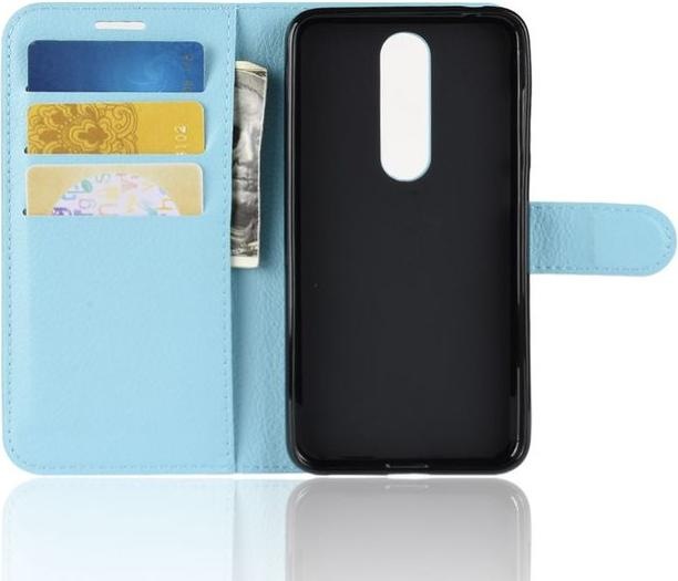 Produktbild MU Classic Litchi Leder Bookcover Series (Nokia 5.1 Plus)
