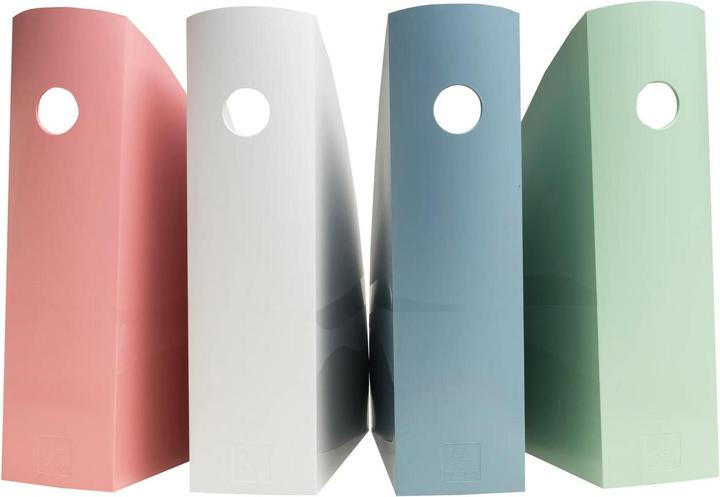 Actual product image Exacompta Set mit 4 Stehsammlern Mag-Cube, Kollektion AutentiK (A4)